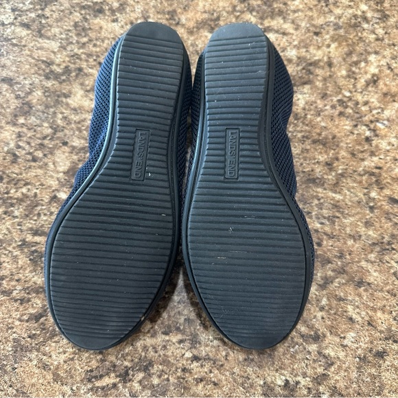 Lands End Navy Ballet Flats Size 9.5 - Picture 3 of 5